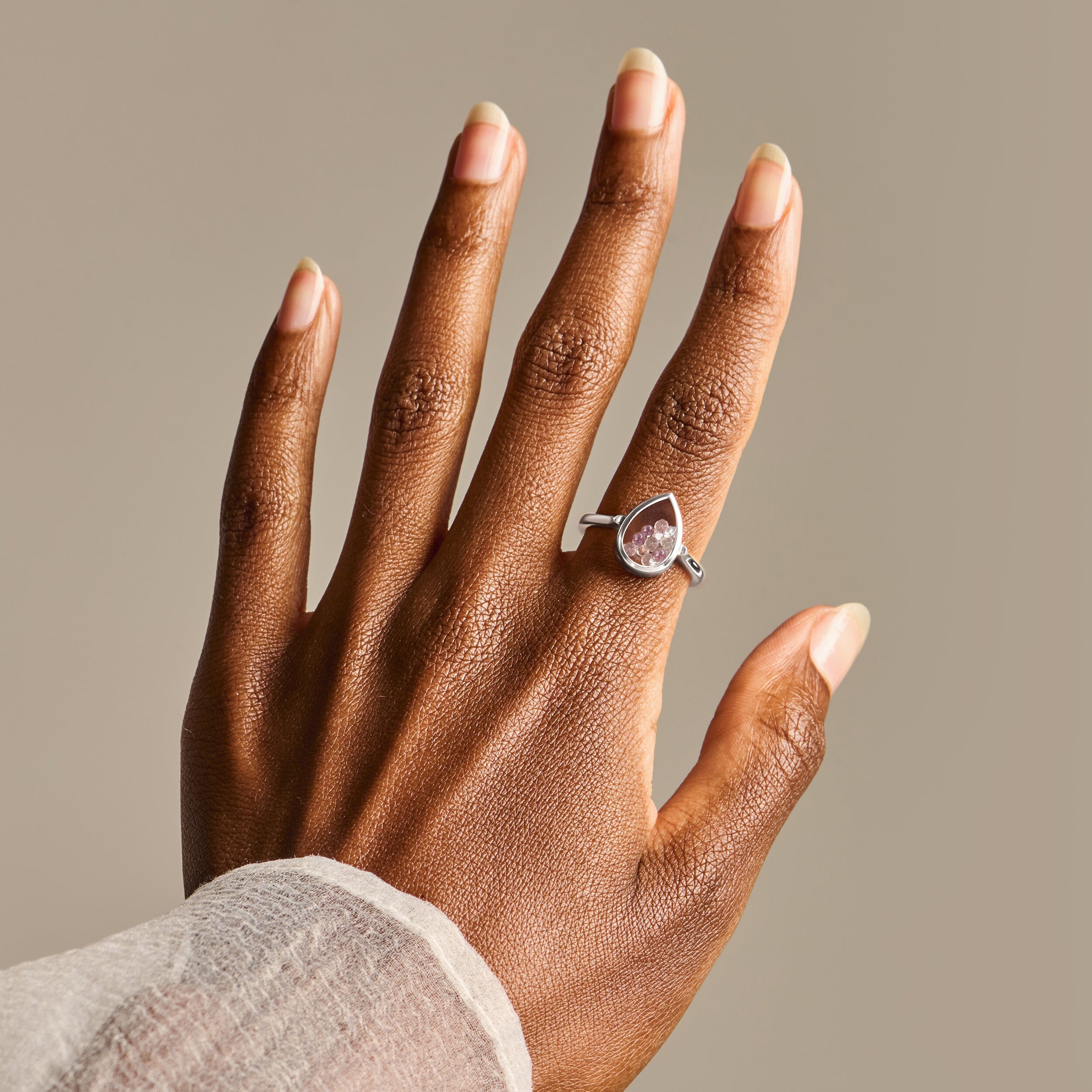 Rose Quartz Rhodolite Ring - Gem Glide - Image 12
