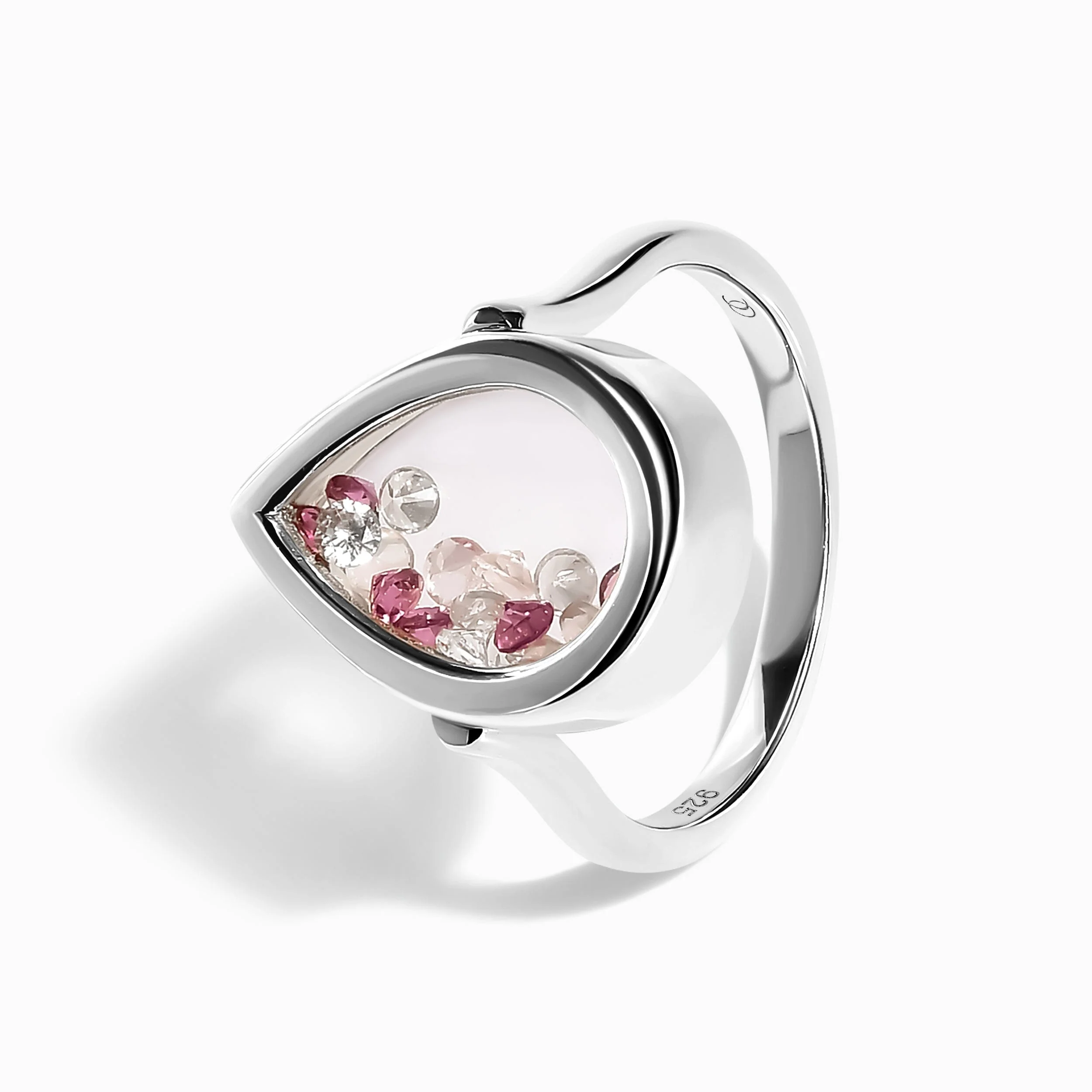 Rose Quartz Rhodolite Ring - Gem Glide - Image 13