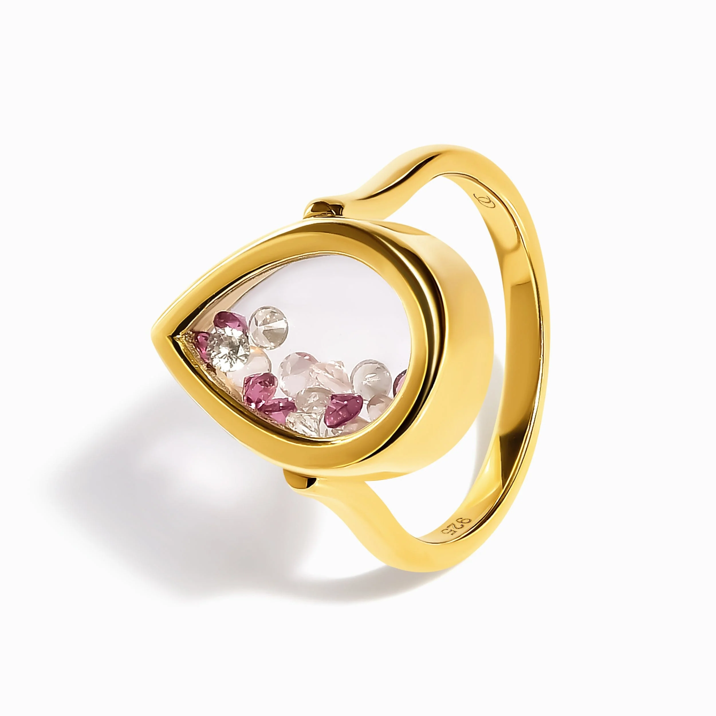 Rose Quartz Rhodolite Ring - Gem Glide - Image 20