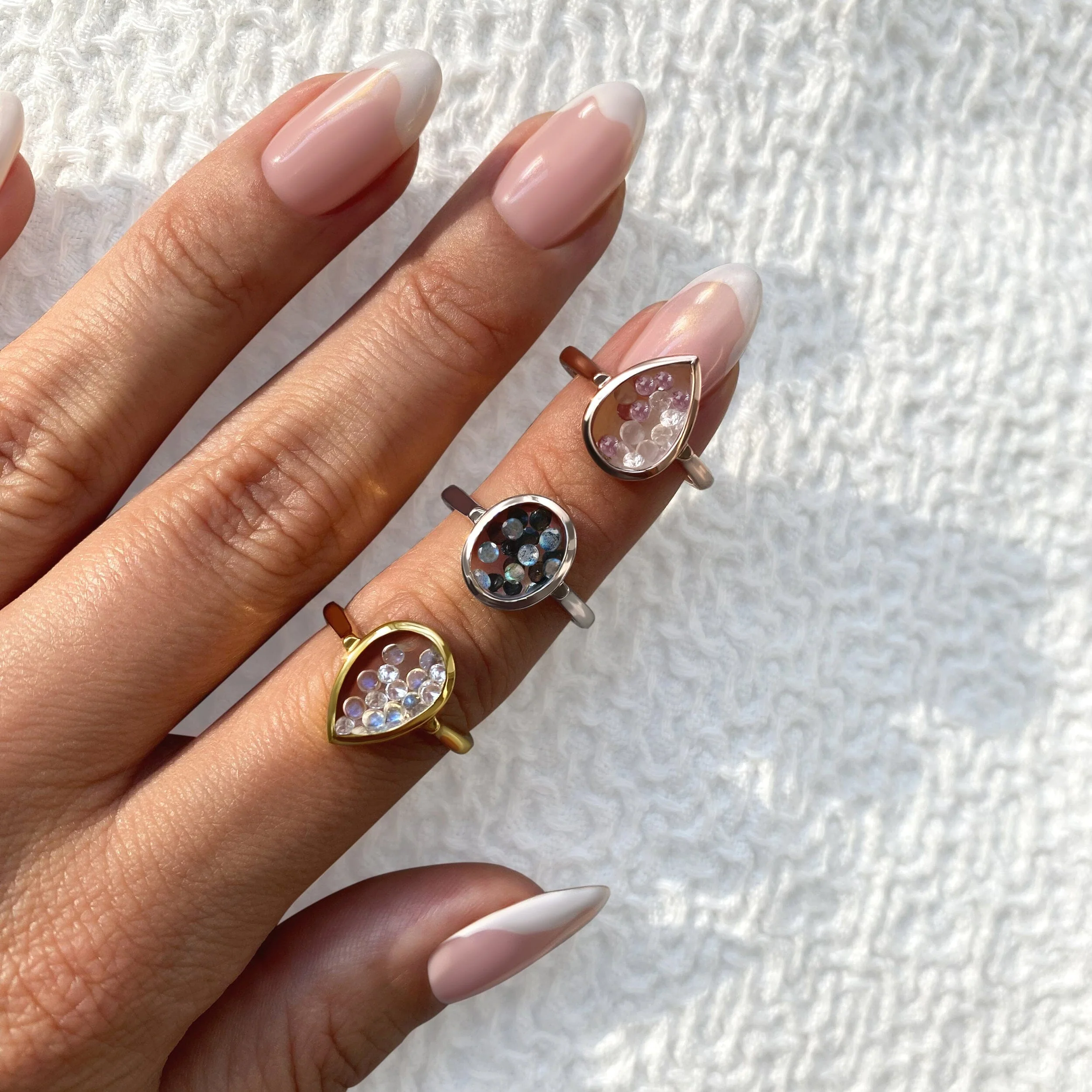 Rose Quartz Rhodolite Ring - Gem Glide - Image 26