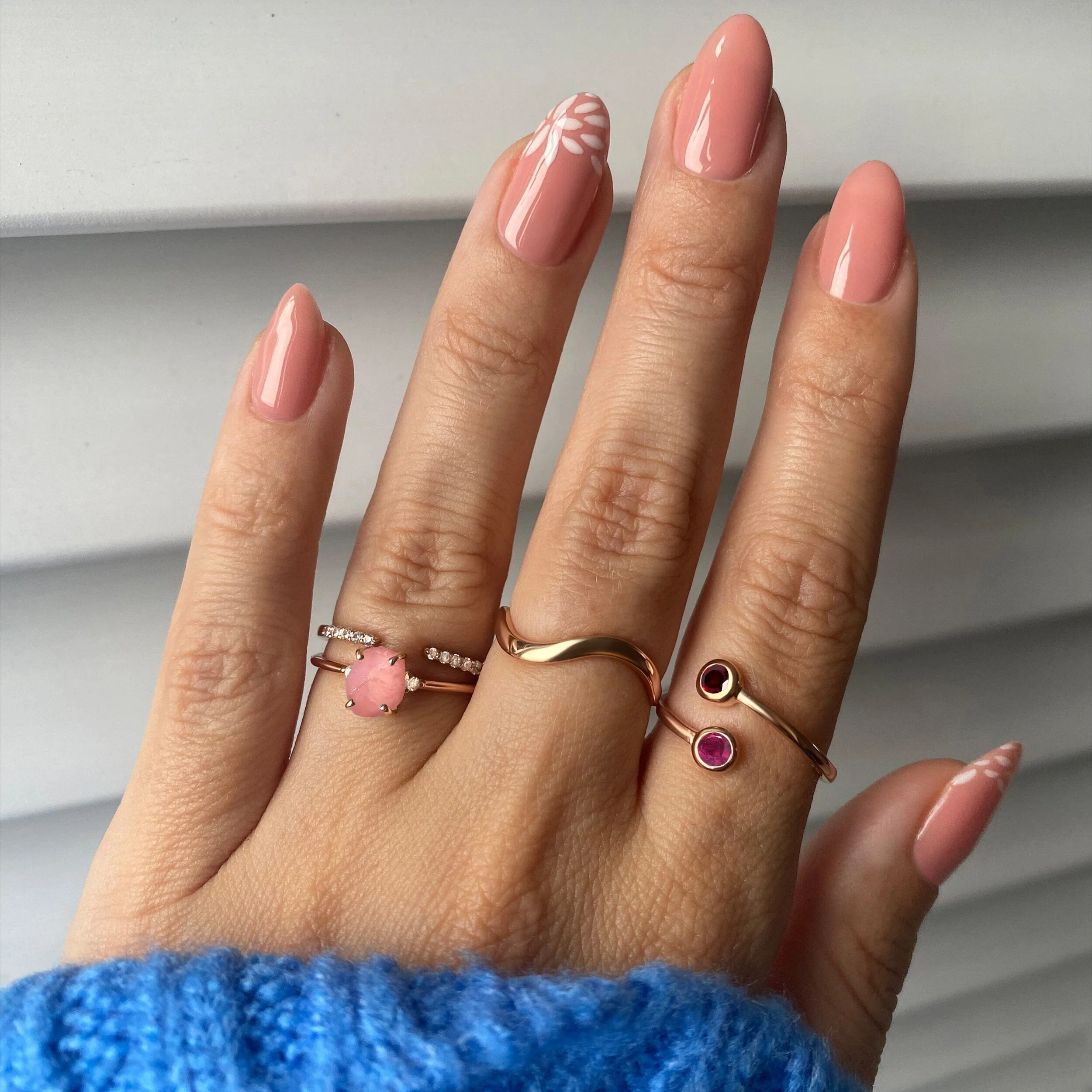 Rose Quartz Ring - Petite Raw Allure - Image 12