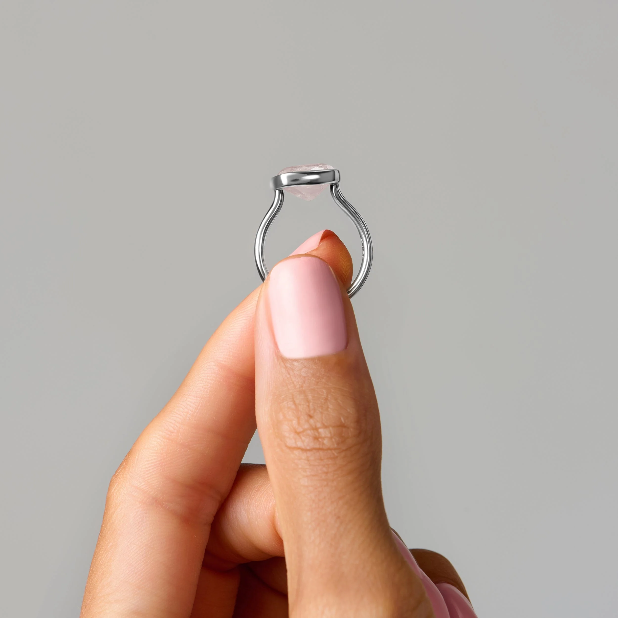 Rose Quartz Skin Touch Ring - Feel the Love - Image 15