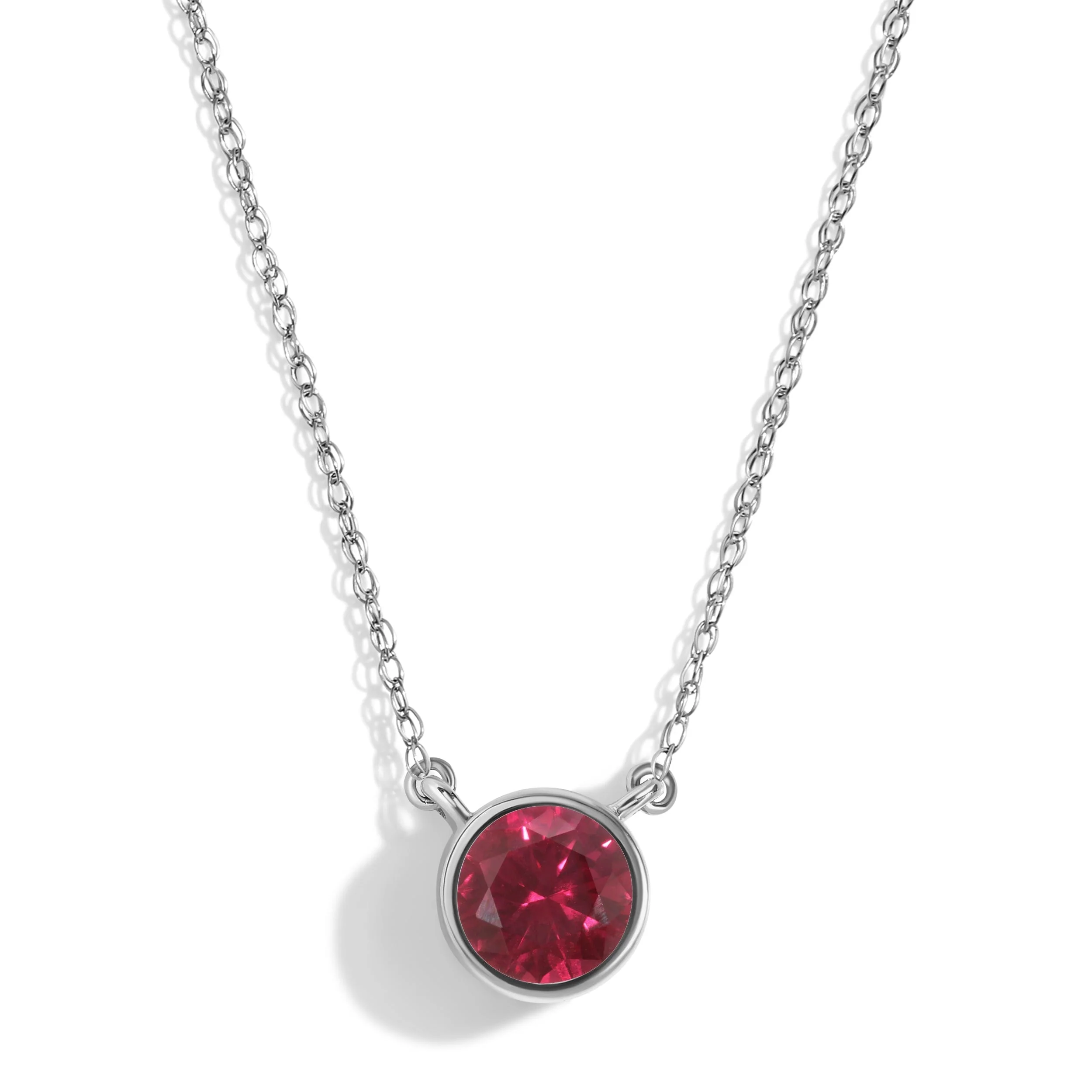 Ruby Necklace - Solitaire - Image 5