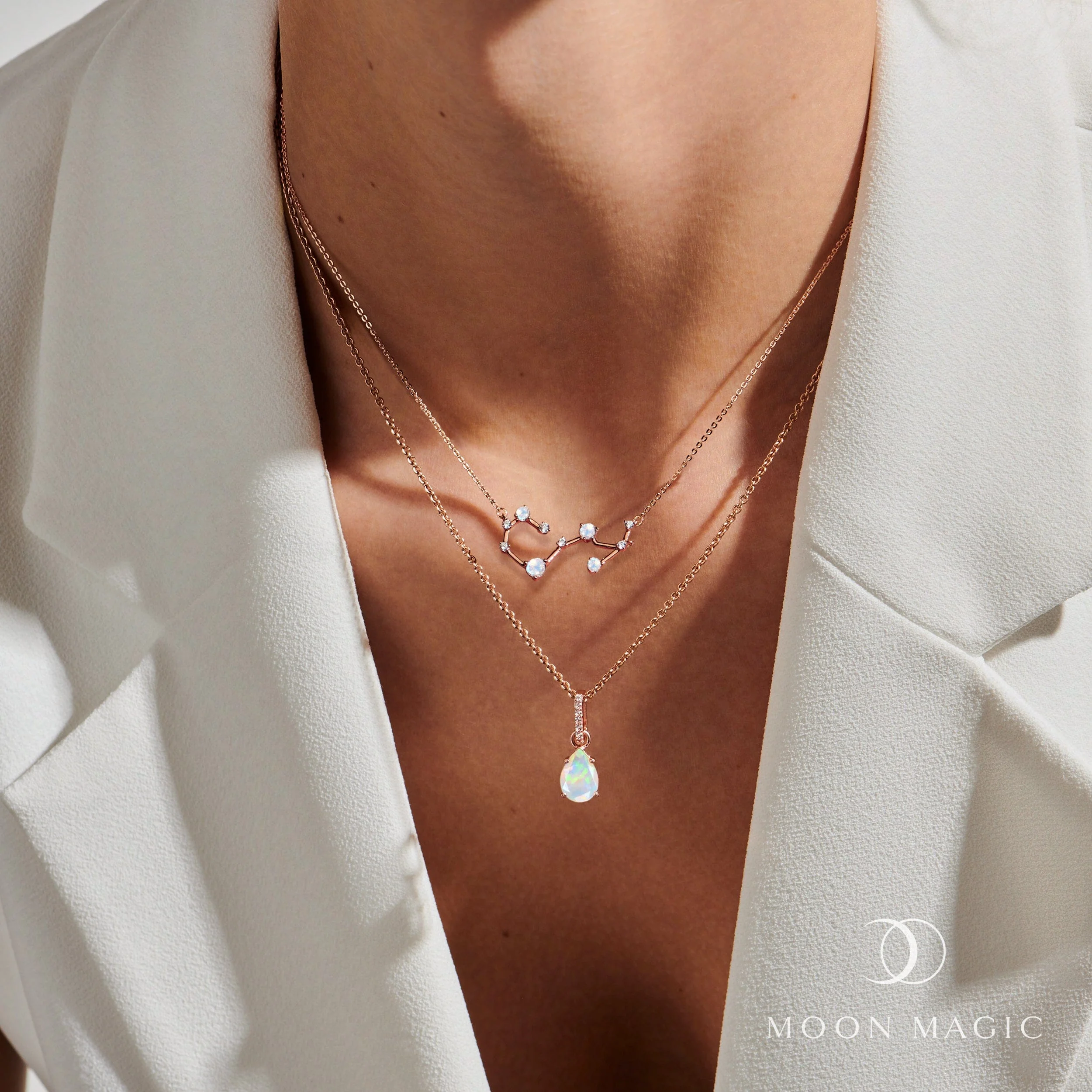 Scorpio Zodiac Constellation & October Birthstone Necklaces - Image 7