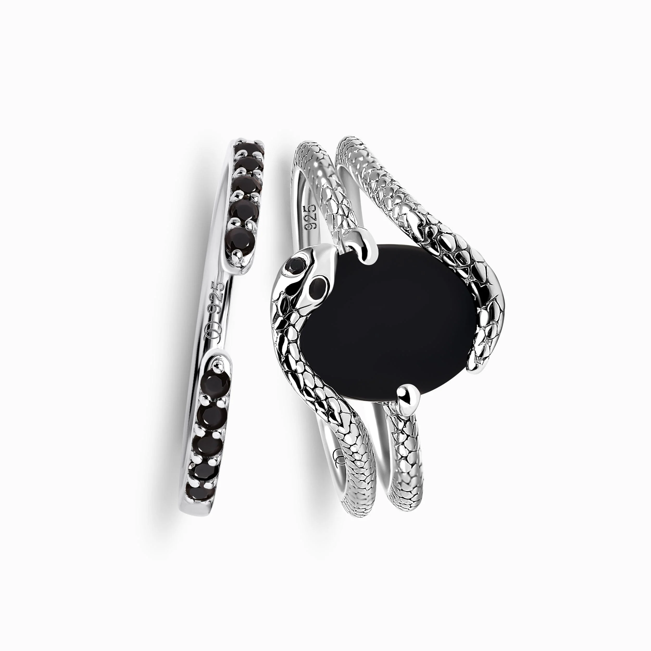 Serpent of Release Ring & Twinkling Band - Image 3