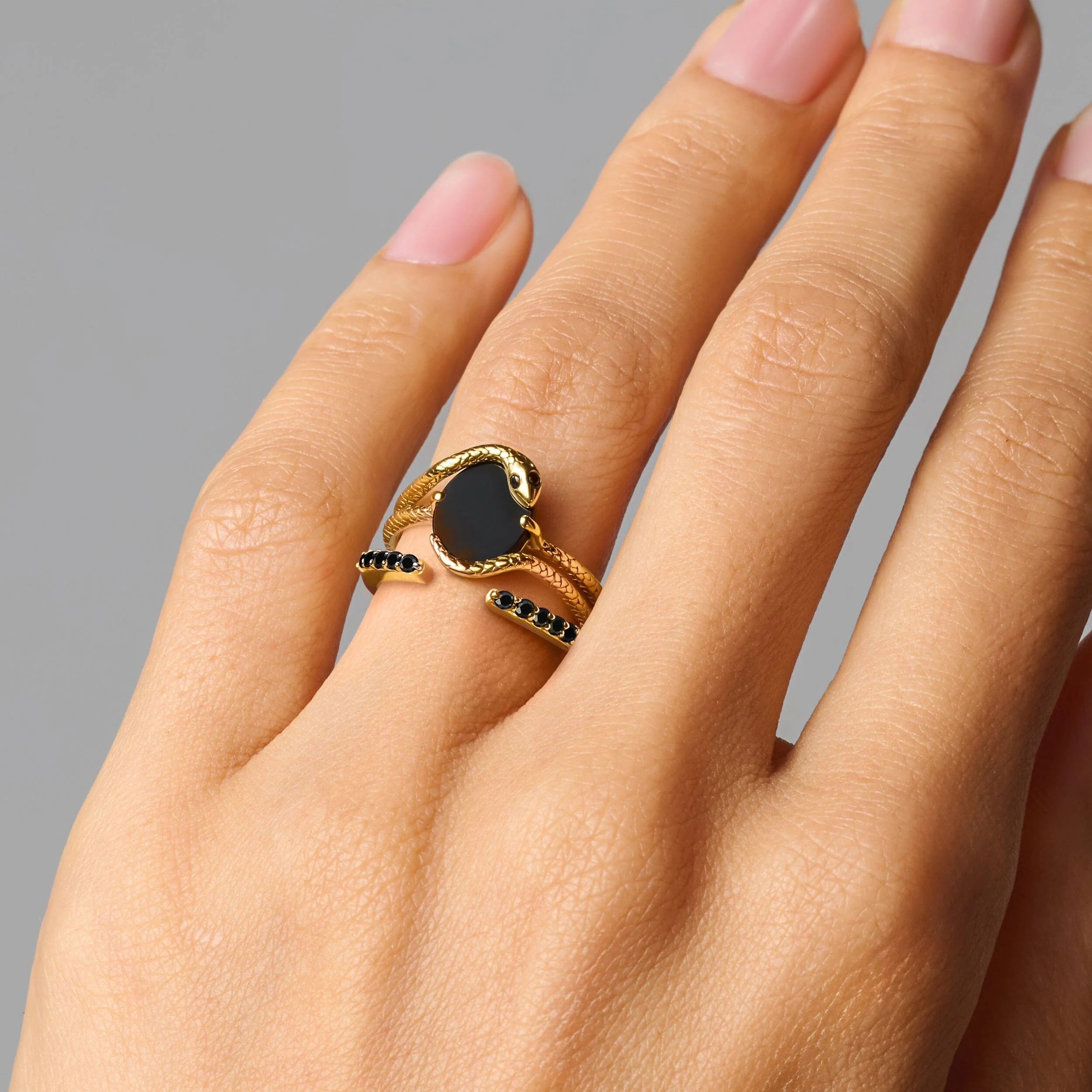 Serpent of Release Ring & Twinkling Band - Image 8