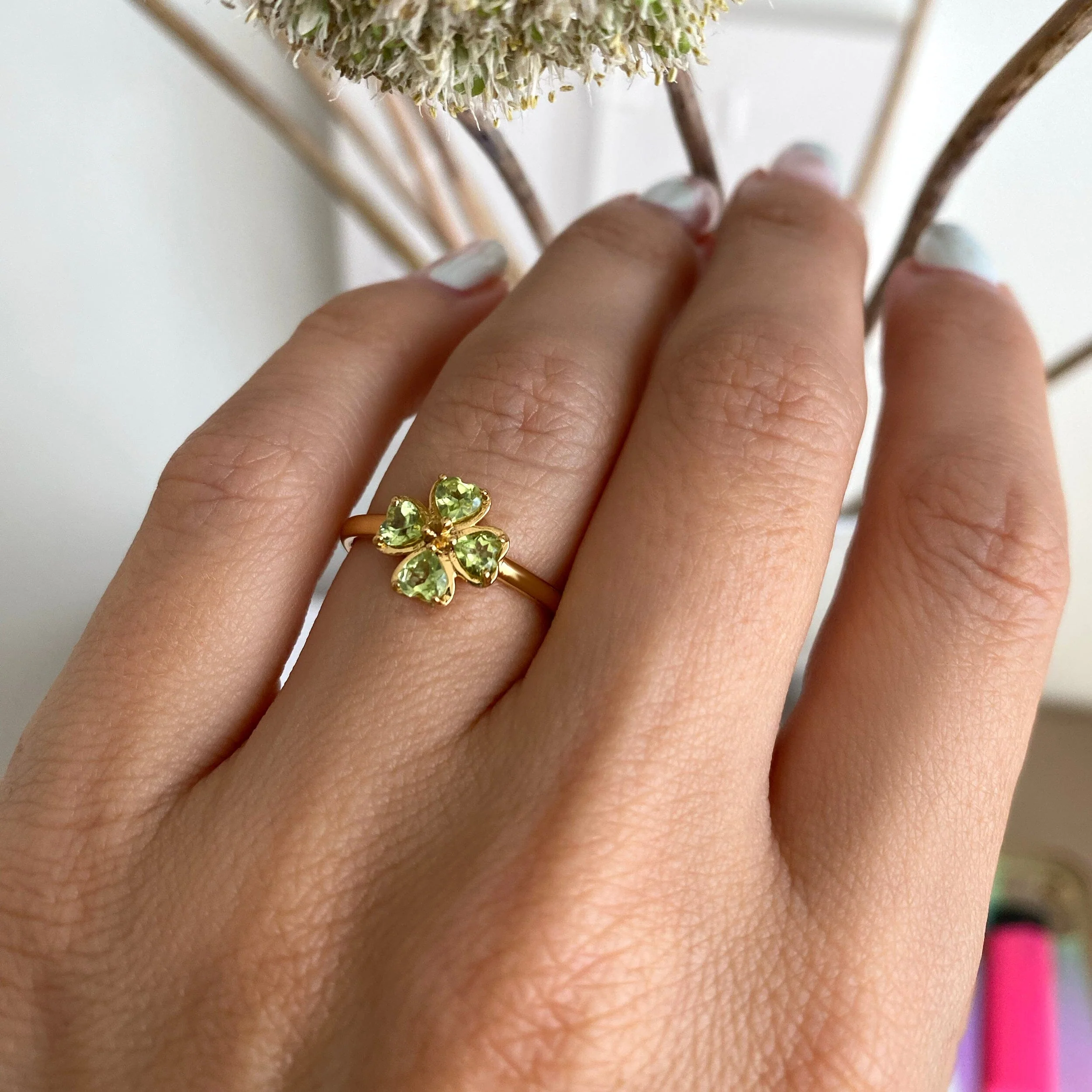 Shamrock Ring - Peridot - Image 17