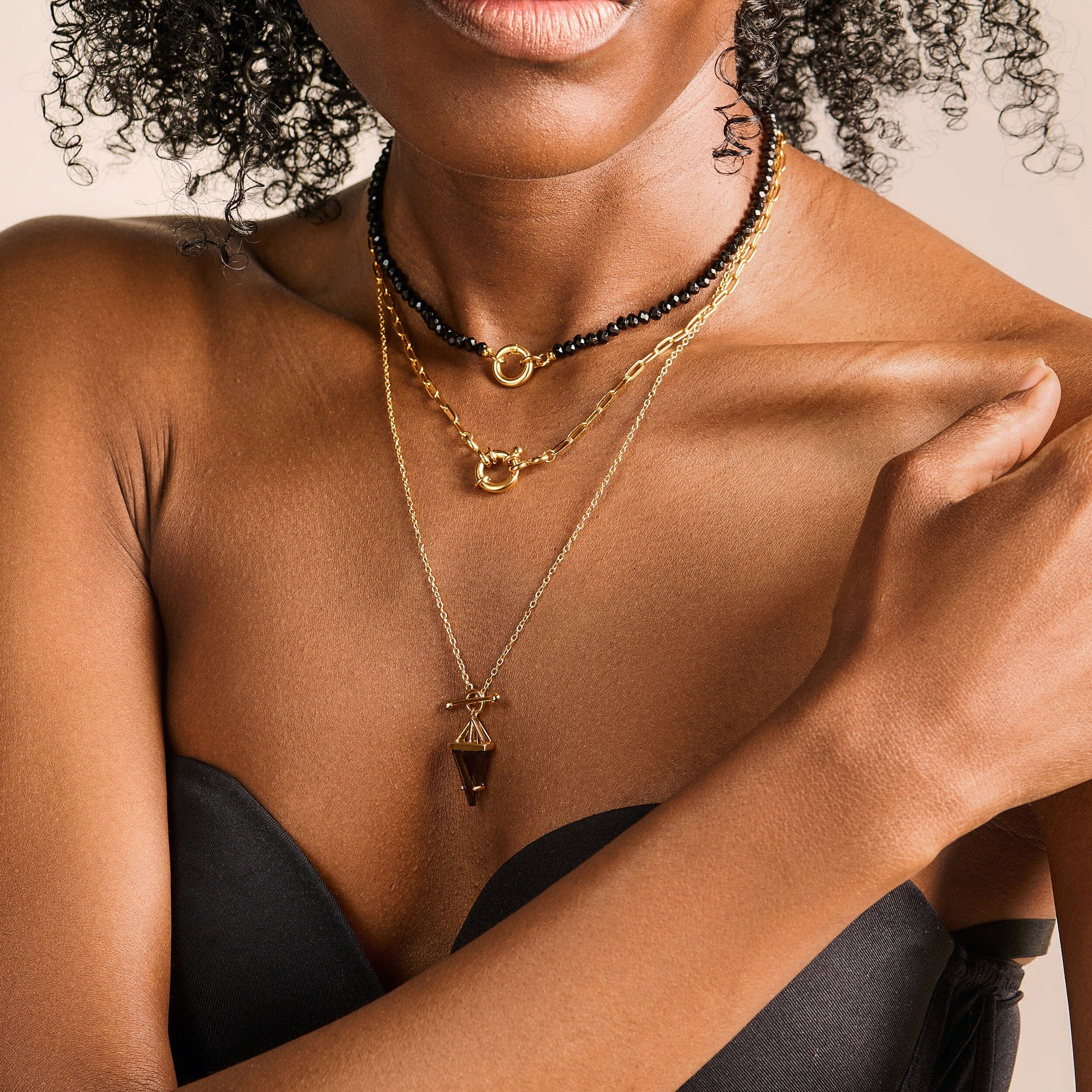 Smoky Quartz Necklace - Heroine T-Lock - Image 20