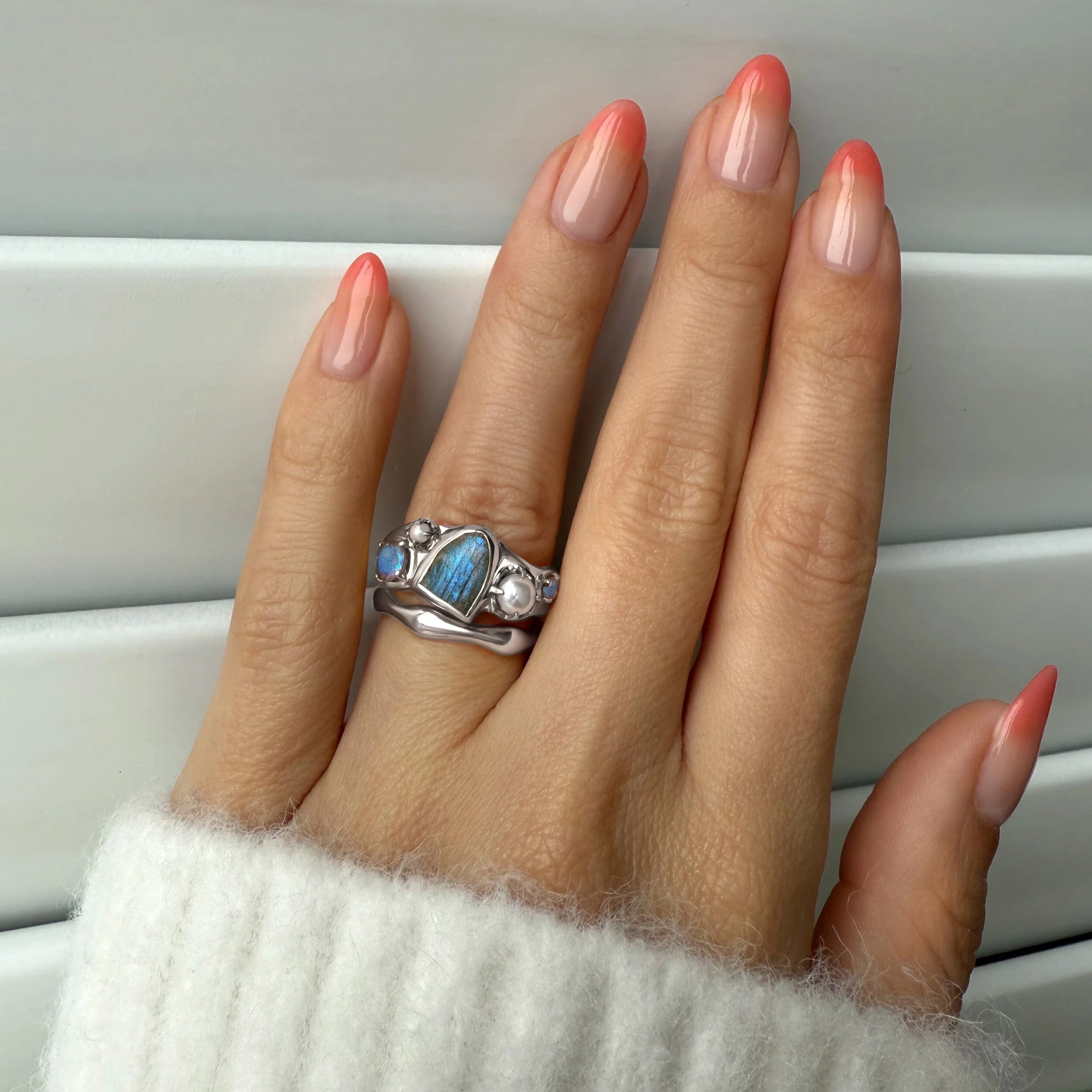 Twilight Heirloom Ring & Magma Band - Image 2