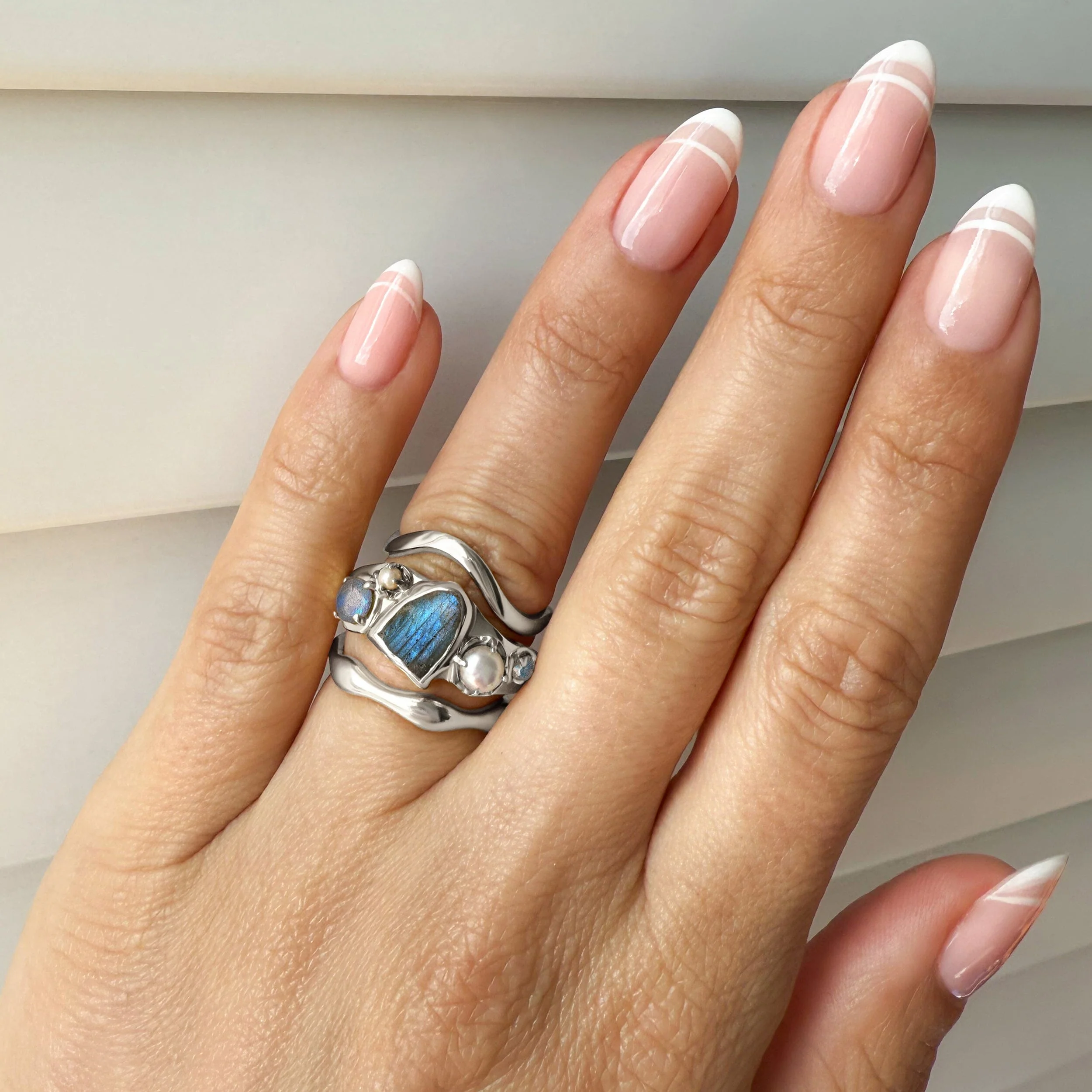 Twilight Heirloom Ring - Magma Band & Waves Band - Image 2