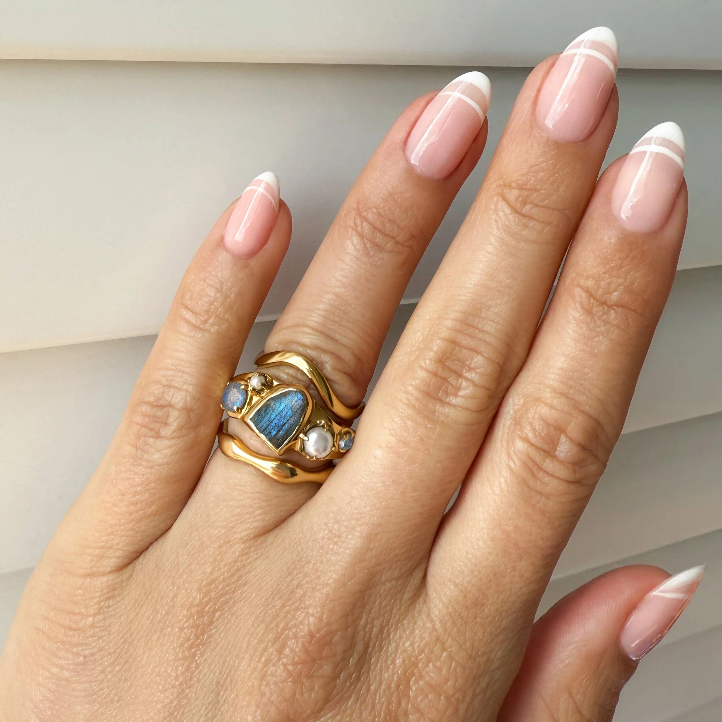 Twilight Heirloom Ring - Magma Band & Waves Band - Image 4