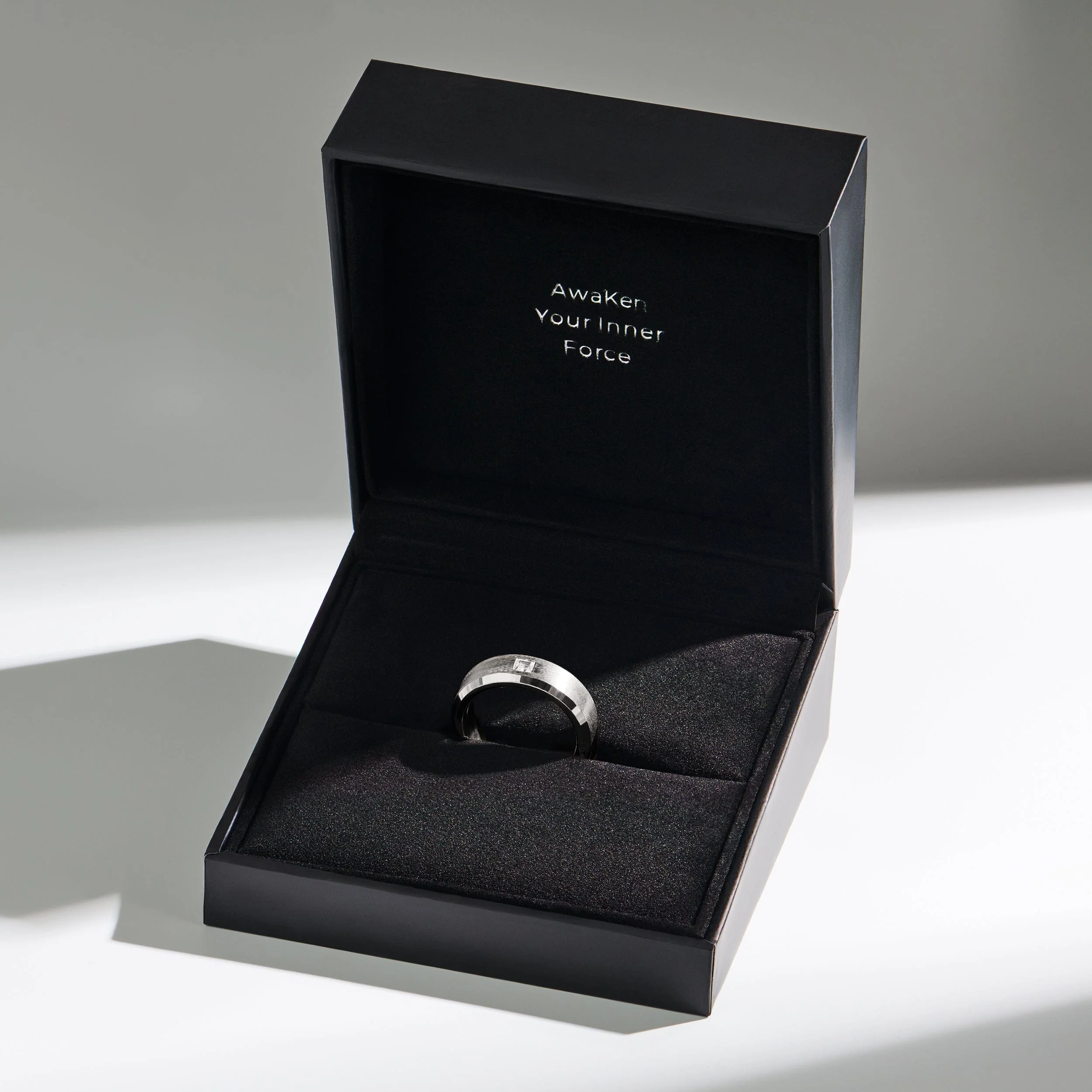 White Zircon Unisex Ring - Crafted - Image 13