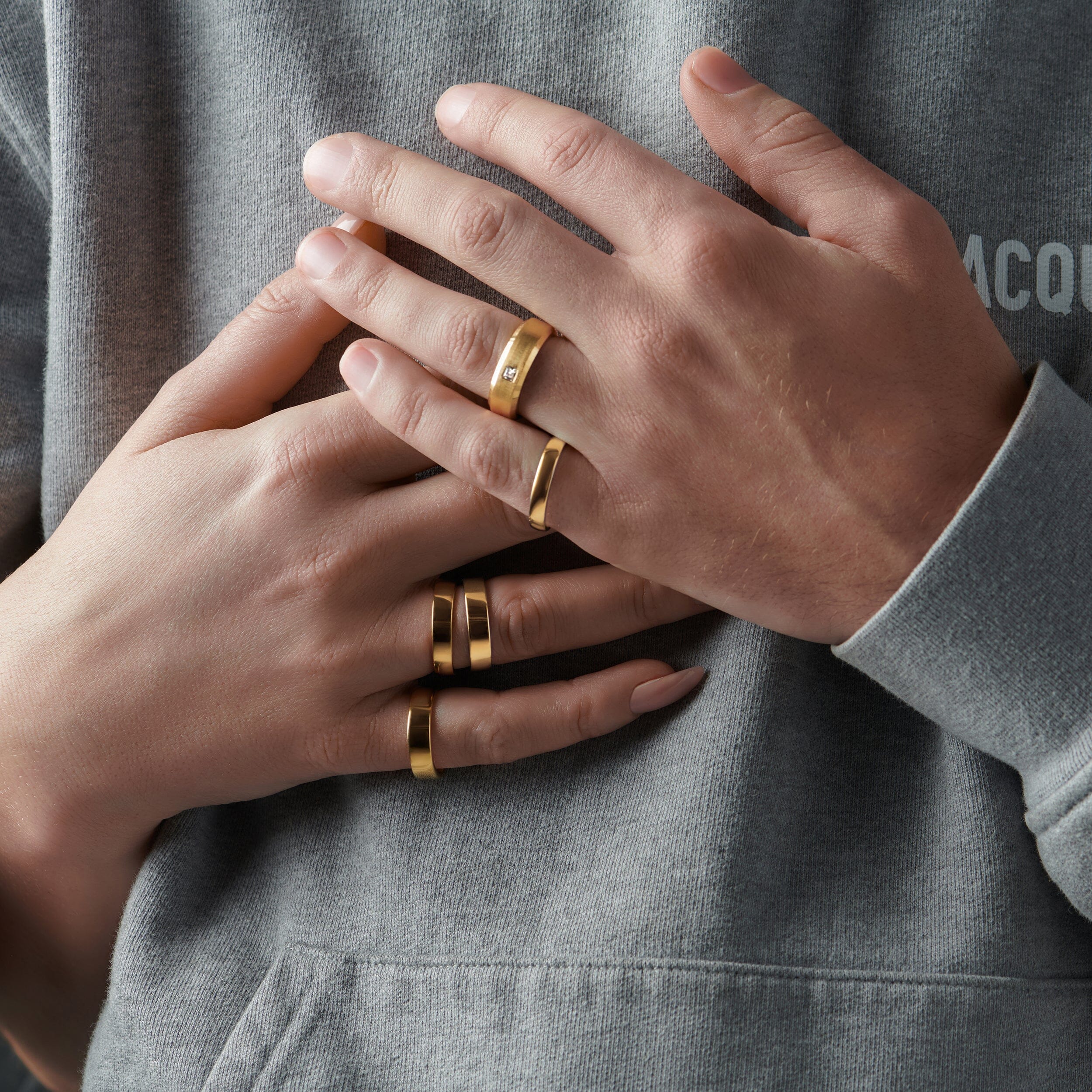White Zircon Unisex Ring - Crafted - Image 20