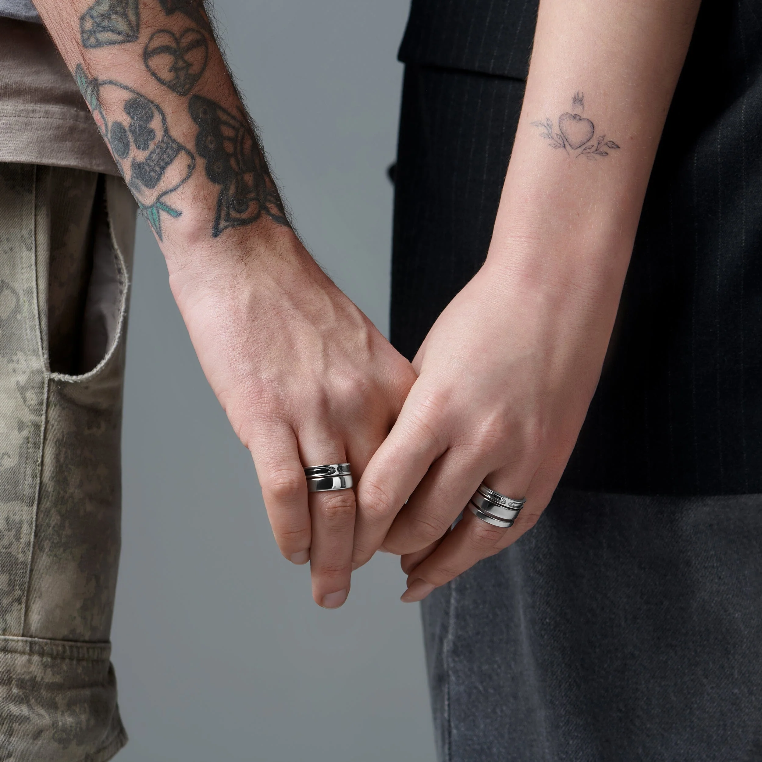 White Zircon Unisex Ring - Individualist - Image 11