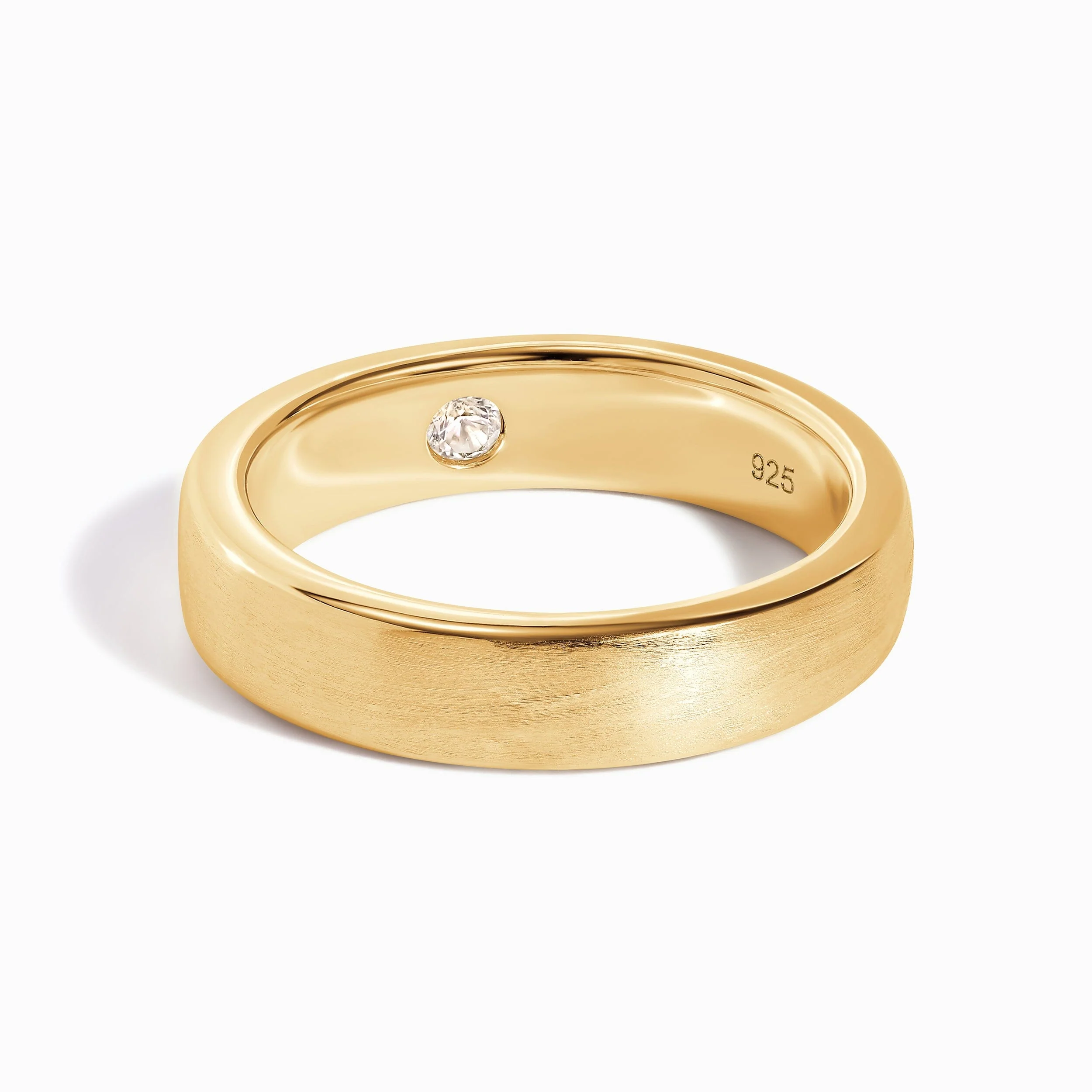 White Zircon Unisex Ring - Mysterious - Image 5